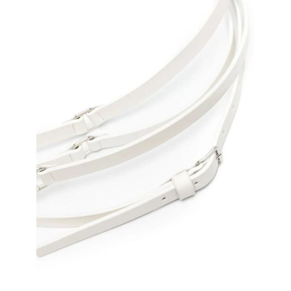 ANN DEMEULEMEESTER Multi-Strap Belt Women WHITE Belts